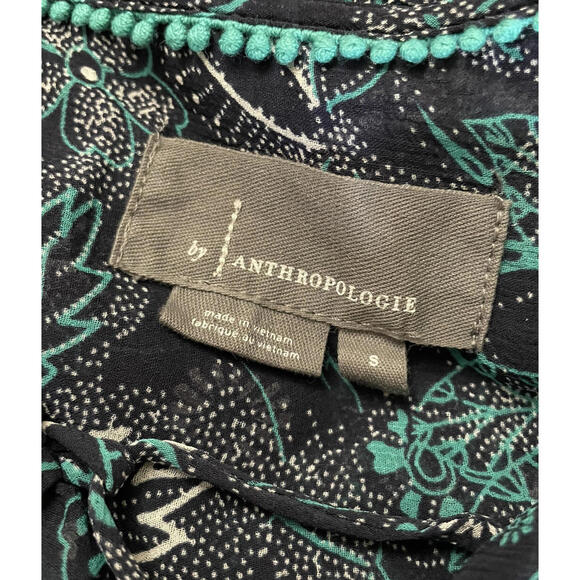 ANTHROPOLOGIE HAIDA FLORAL PEASANT TOP SIZE SMALL - Picture 4 of 6